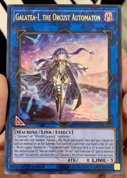 Yugioh Galatea-i the Orcust Automaton BLMM-EN052 Emblazoned Ultra Rare NM wTrack - Image 2