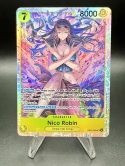 One Piece Card Game TCG - Nico Robin EB03-055 SR English Heroines Edition - Image 1