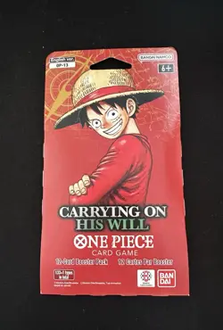 One Piece OP-13 CARRYING ON HIS WILL Sleeved Booster Pack - Heavy - 37.46 🔥🔥 - Image 3