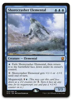 Shorecrasher Elemental #73 (LP) Dragons of Tarkir DTK Magic MTG - Image 1