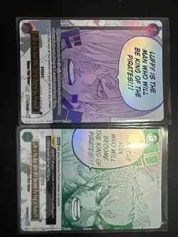 One Piece Sanji & Zoro Parallel 3rd Anniversary Promo OP12-039 OP12-079 Set ENG - Image 1