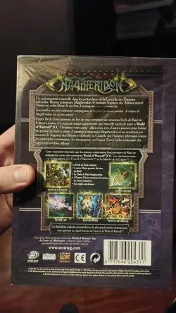 world of warcraft magtheridon lair raid deck new sealed french loot card - Image 2