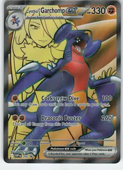 Cynthia's Garchomp ex 204 Promo Holo SV: Scarlet & Violet Promo Cards NM Pokemon - Image 1