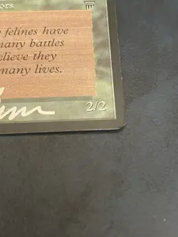Signed Cat Warriors Legends MTG Magic The Gathering Card LP - Image 3