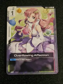 Overflowing Affection - GD01-118 NM - Gundam TCG Card Game - Image 1