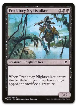 Predatory Nightstalker #134/325 (NM) List Reprints LIST LIST Magic MTG - Image 1
