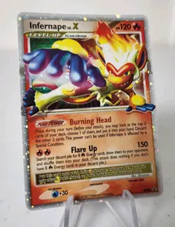 Infernape LV.X - DP10 Black Star Promo *EXC* Holo Pokemon Card - Image 3