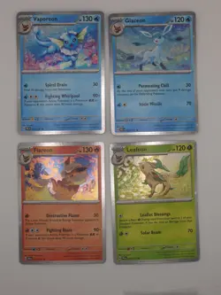 Pokemon Prismatic Evolutions Costco Mini Tins Cosmo Promo Cards (8 Cards Total) - Image 1