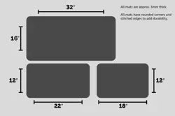 Pokemon Moltres Team Rocket Trading Card Game Standard Playmat Black Red - Image 2