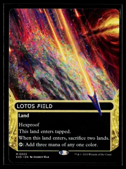 Lotus Field (0023) (Borderless) Edge of Eternities: Stellar Sights NONFOIL-LP - Image 1