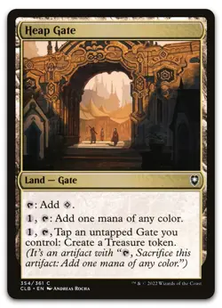 Heap Gate #354 (NM) Baldur's Gate CLB Magic MTG - Image 1