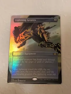 Lightning Greaves (Borderless) Double Masters Foil - Image 1
