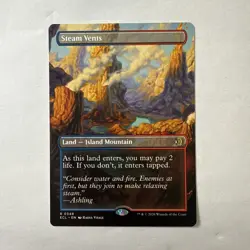 Magic the Gathering: Lorwyn Eclipsed Steam Vents (Borderless) Near Mint - Image 2