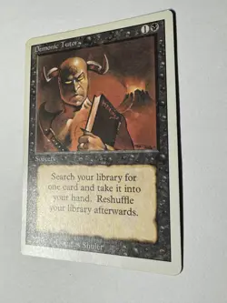 MTG Demonic Tutor - Revised Edition Regular LP+ - Image 3