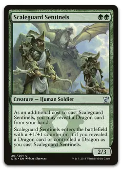 Scaleguard Sentinels #201 (NM) Dragons of Tarkir DTK Magic MTG - Image 1