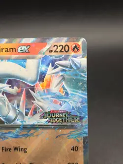 Pokemon TCG Reshiram ex 030/159 Journey Together Stamped Promo Holo Near Mint - Image 4
