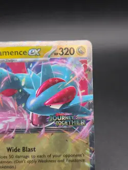 Pokemon TCG Salamence ex 114/159 Journey Together Stamped Promo Holo Near Mint - Image 4