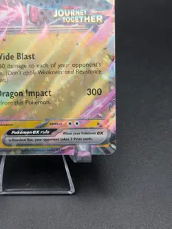 Pokemon TCG Salamence ex 114/159 Journey Together Stamped Promo Holo Near Mint - Image 5