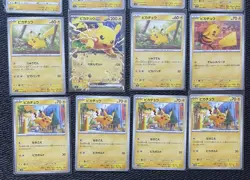 Lot of 12 Pikachu Pokemon Cards Japanese Japan Pokemon Card Collection - Image 3