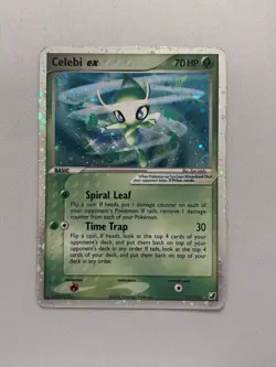 Pokemon Celebi ex 117/115 Unseen Forces Holo 2005 - Image 1