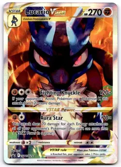 Lucario VSTAR SWSH291 Holo Promo Sword & Shield Promo Pokemon Holo Near Mint - Image 1