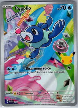 Popplio 045 ME: Mega Evolution Promo - Pokemon Card - NM - Image 1