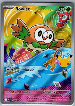 Rowlet 043 ME: Mega Evolution Promo - Pokemon Card - NM - Image 1