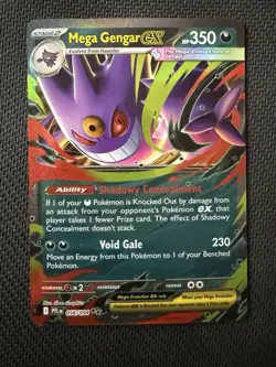 Pokemon TCG Mega Gengar EX 56/94 Phantasmal Flames Mint/NM English - Image 1