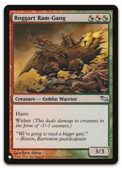 Boggart Ram-Gang #203/301 (NM) List Reprints LIST LIST Magic MTG - Image 1
