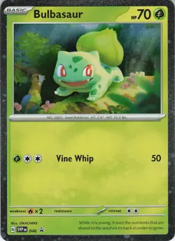Bulbasaur 046 Promo Cosmos Holo SV: Scarlet & Violet Promo NM Pokemon - Image 1