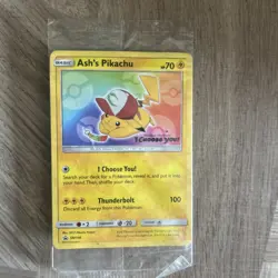 Pokemon TCG Ash's Pikachu SM108 Black Star Promo 2017 New & Sealed - Image 1