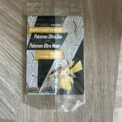 Pokemon TCG Ash's Pikachu SM108 Black Star Promo 2017 New & Sealed - Image 2