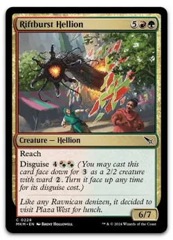 Riftburst Hellion #228 (NM) Murders Karlov Manor MKM Magic MTG - Image 1