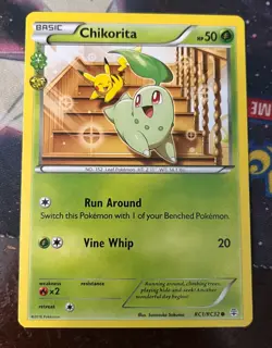 Pokemon TCG XY Generations Radiant Collection Chikorita RC1/RC32 NM - Image 1