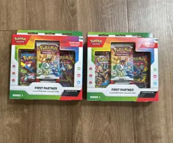 Pokemon TCG First Partner Illustration Collection Series 1 New Sealed Lot (2) - Image 1