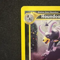 Houndoom Neo Discovery Unlimited Holo - 4/75 - LP- Condition Swirl - Image 2
