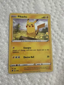 Pokemon TCG Pikachu 7/15 2022 McDonalds Glitter Holo Promo NM - Image 1