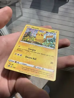 Pokemon TCG Pikachu 7/15 2022 McDonalds Glitter Holo Promo NM - Image 2