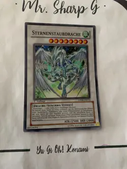 STERNENSTAUBDRACHE - 1. AUFLAGE DP08-DE014 DEUTSCH Yu Gi Oh! CARD SUPER RARE - Image 3