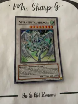 STERNENSTAUBDRACHE - 1. AUFLAGE DP08-DE014 DEUTSCH Yu Gi Oh! CARD SUPER RARE - Image 4