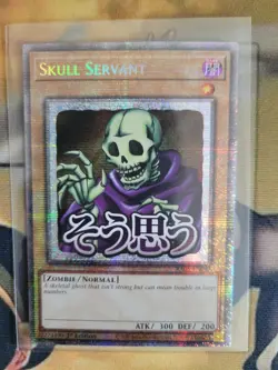 RA05-EN087 Skull Servant Variant Art Starlight Rare 1st Ed YuGiOh - Image 1