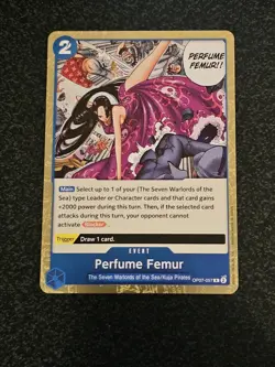 NM One Piece TCG English OP07-057 Perfume Femur R Foil - Image 1
