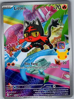Litten 044 ME: Mega Evolution Promo - Pokemon Card - NM - Image 1