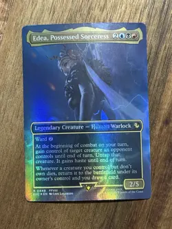 MTG - Edea, Possessed Sorceress Rare #0448 (Borderless) Foil NM - Image 1