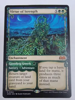 Magic The Gathering: Virtue of Strength (Showcase) Wilds of Eldraine Regular - Image 1
