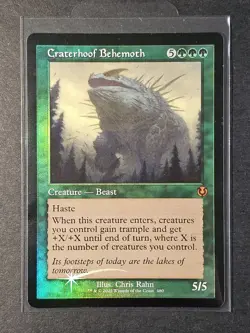 MTG Craterhoof Behemoth (Retro Frame) (Foil) M 480 Innistrad Remastered - Image 1