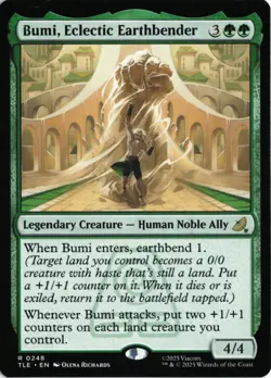 Bumi, Eclectic Earthbender 248 TLE Avatar: The Last Airbender: Eternal-Legal NM - Image 1