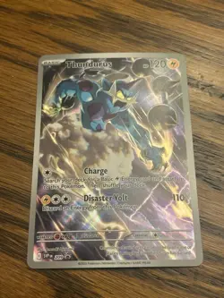 Pokemon Thundurus SVP209 Black Star Promo Illustration Rare Holo - NM - Image 1