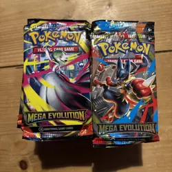 Pokemon Mega Evolution - Booster 25 Packs Open - Used - Image 1