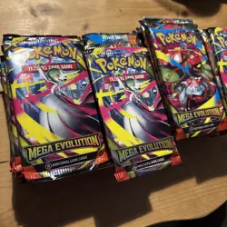 Pokemon Mega Evolution - Booster 25 Packs Open - Used - Image 2